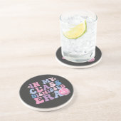 Dessous De Verre En Grès Drôle Diplôme Dans Ma Classe Retro De L'Ère Abando (Côté)