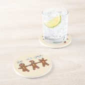 Dessous De Verre En Grès Drôle pain d'épices (Côté)