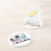 Dessous De Verre En Grès Duo Havanais (Côté)