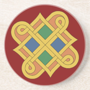 Dessous De Verre En Grès Durrow Knotwork 2016