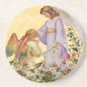 Dessous De Verre En Grès Easter Blessings Angel Coaster (Devant)