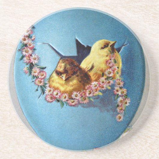 Dessous De Verre En Grès Easter Greetings 1909 (Devant)
