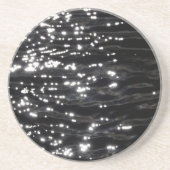 Dessous De Verre En Grès Eau brillante noire (Devant)