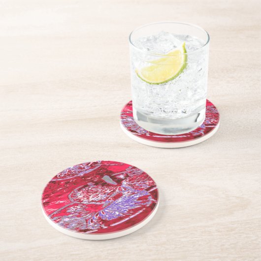 DESSOUS DE VERRE EN GRÈS EAU LILY POND (Côté)