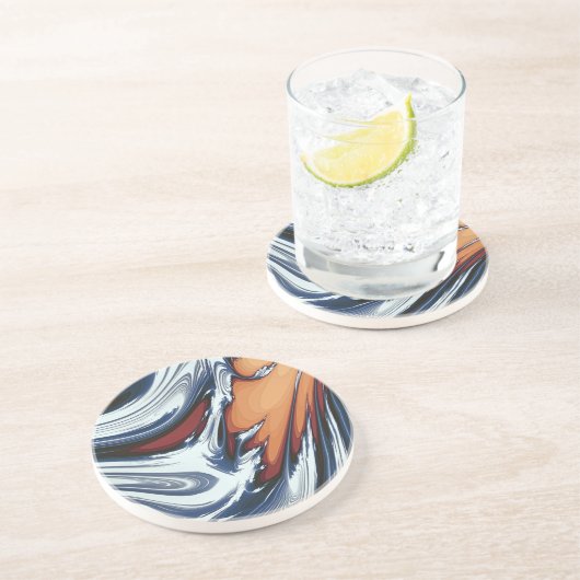 DESSOUS DE VERRE EN GRÈS EAU NAVIGABLE (Côté)