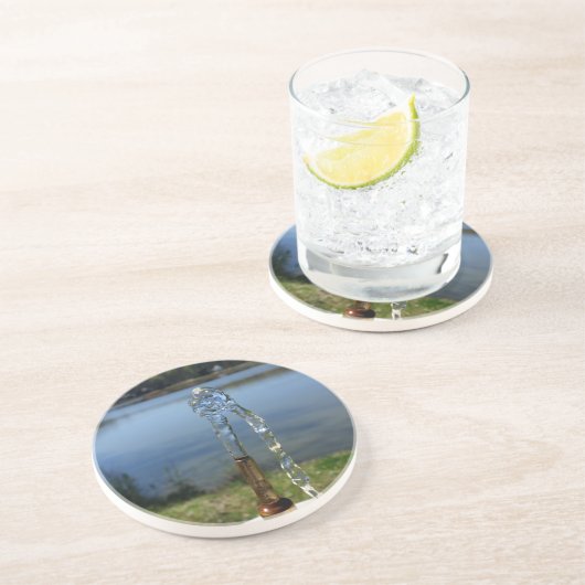 Dessous De Verre En Grès eau potable (Côté)