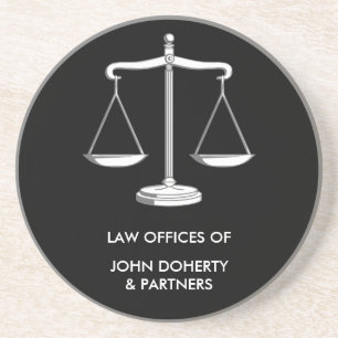 Dessous De Verre En Grès Échelles de classique de la justice  