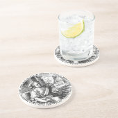 Dessous De Verre En Grès Échelles de justice (Côté)