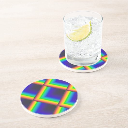 Dessous De Verre En Grès Échelles de spectre solaire (Côté)