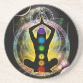 Dessous De Verre En Grès Éclairé (Devant)