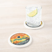 Dessous De Verre En Grès éclipse solaire méditerranéenne de 2027 (Côté)