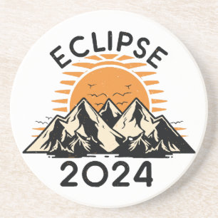 Dessous De Verre En Grès Éclipse solaire totale 2024