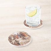 Dessous De Verre En Grès École d'Athènes (Côté)