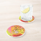 DESSOUS DE VERRE EN GRÈS ÉCONOMIE D'AUJOURD'HUI (Côté)