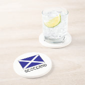 Dessous De Verre En Grès Écosse et drapeau écossais (Côté)