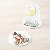 Dessous De Verre En Grès Écran Silk Tiger (Côté)