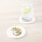 Dessous De Verre En Grès Écureuil (Côté)