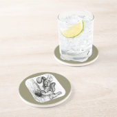 Dessous De Verre En Grès Écureuil (Côté)