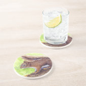 Dessous De Verre En Grès Écureuil (Côté)