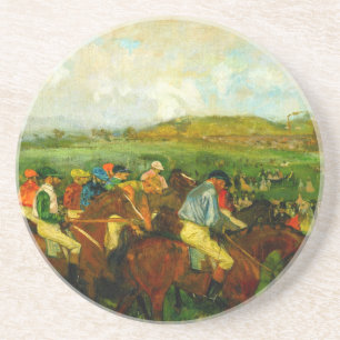 Dessous De Verre En Grès Edgar Degas Équitation