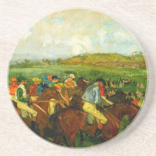 Dessous De Verre En Grès Edgar Degas Équitation (Devant)