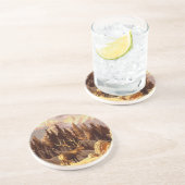 Dessous De Verre En Grès Élans Taureau (Côté)