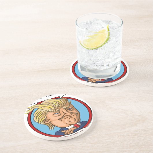 Dessous De Verre En Grès Élection présidentielle de 2016 (Côté)