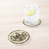 Dessous De Verre En Grès Élégance de Noël victorien (Côté)