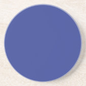 Dessous De Verre En Grès Élégance des Fêtes Royale Bleue (Devant)