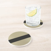 Dessous De Verre En Grès Élégant deux tons (Côté)