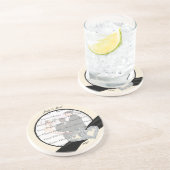 Dessous De Verre En Grès Elegant Diamond (Côté)