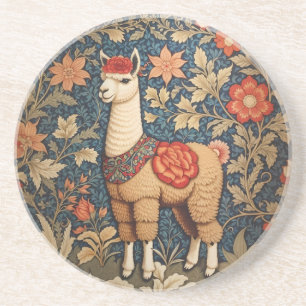 Dessous De Verre En Grès Élégant Vintage Alpaca William Morris inspiré