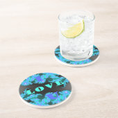 Dessous De Verre En Grès Élément d'amour cosmique - Impression d'art (Côté)