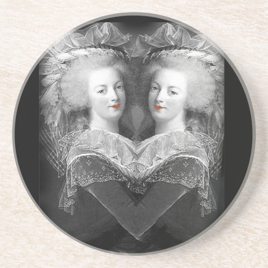 Dessous De Verre En Grès Elle était son seul confort (Devant)