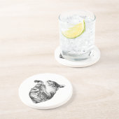 Dessous De Verre En Grès Ember-Step Purr (Côté)