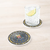 Dessous De Verre En Grès Emblème du FBI (Côté)