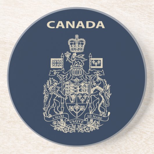 Dessous De Verre En Grès emblème national du Canada (Devant)
