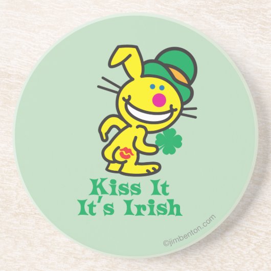 Dessous De Verre En Grès Embrassez-le (Devant)