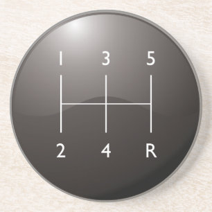 Dessous De Verre En Grès Embrayage de vitesse