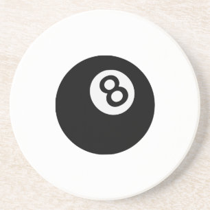 Dessous De Verre En Grès emoji eight ball