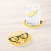 Dessous De Verre En Grès Emoji Geeky font face (Côté)