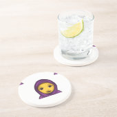 Dessous De Verre En Grès emoji hajib (Côté)