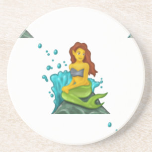 Dessous De Verre En Grès emoji mermaid