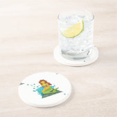 Dessous De Verre En Grès emoji mermaid (Côté)