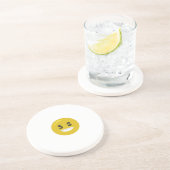 Dessous De Verre En Grès emoji oeil argent (Côté)