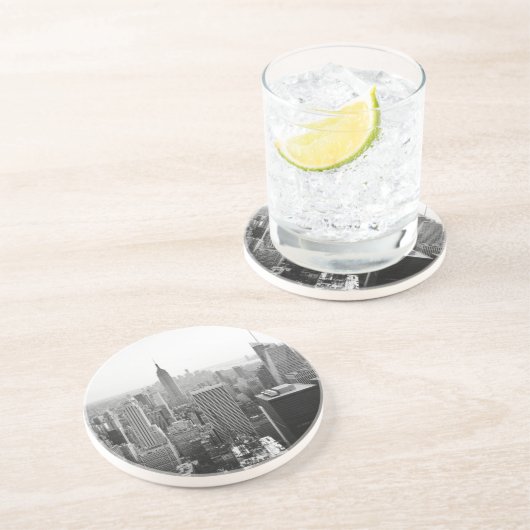 Dessous De Verre En Grès Empire States Building (Côté)
