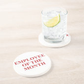 Dessous De Verre En Grès Employé du mois (Côté)