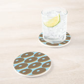Dessous de verre en grès en forme de beignet (Côté)