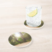 Dessous De Verre En Grès En route... (Côté)