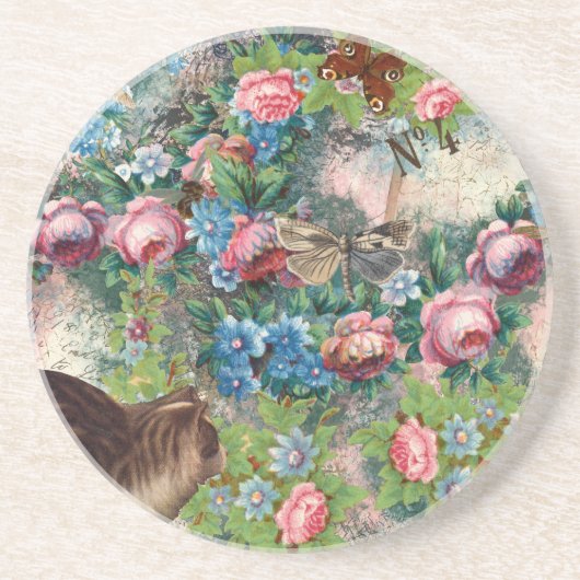 Dessous De Verre En Grès Enchantement de sérénité (Devant)